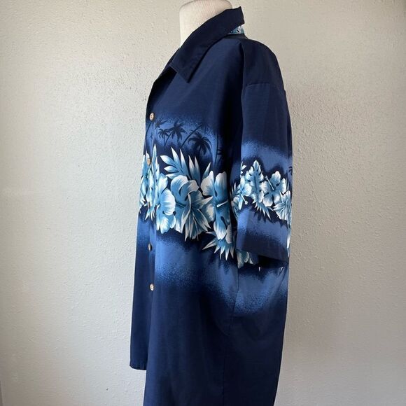 Kennington Hawaiian Button Down Shirt Size XL EUC - Picture 3 of 6